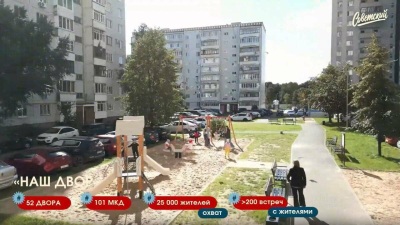 В этом году в Советском районе Казани обновят 75 дворов для 30 тыс. жителей