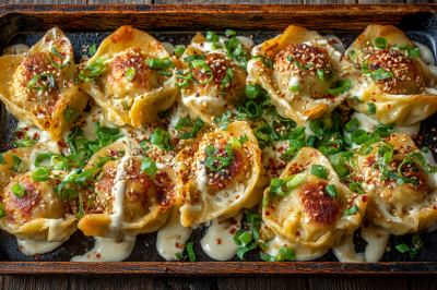 Гениально просто: пельмени в духовке с хрустящей кунжутной корочкой. Подаю с крабовым соусом &mdash; это нереально вкусно! Никакой варки