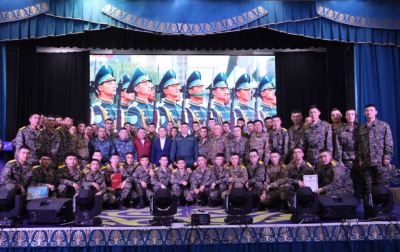 В Аршалы состоялось чествование увольняющихся в запас гвардейцев призыва «2–2024»