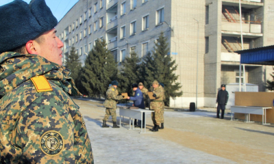 В Семее чествовали увольняемых в запас гвардейцев