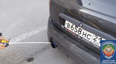 В Казани задержали &laquo;Ладу&raquo; с превышением уровня шума до 120 дБ