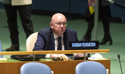 Дипломат Небензя назвал обстрел автобуса в Енакиево кровавым преступлением