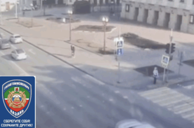 В Казани произошло первое в году ДТП с мотоциклом