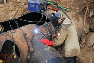 Водоканал обновляет коммуникации в районе Волжского водозабора