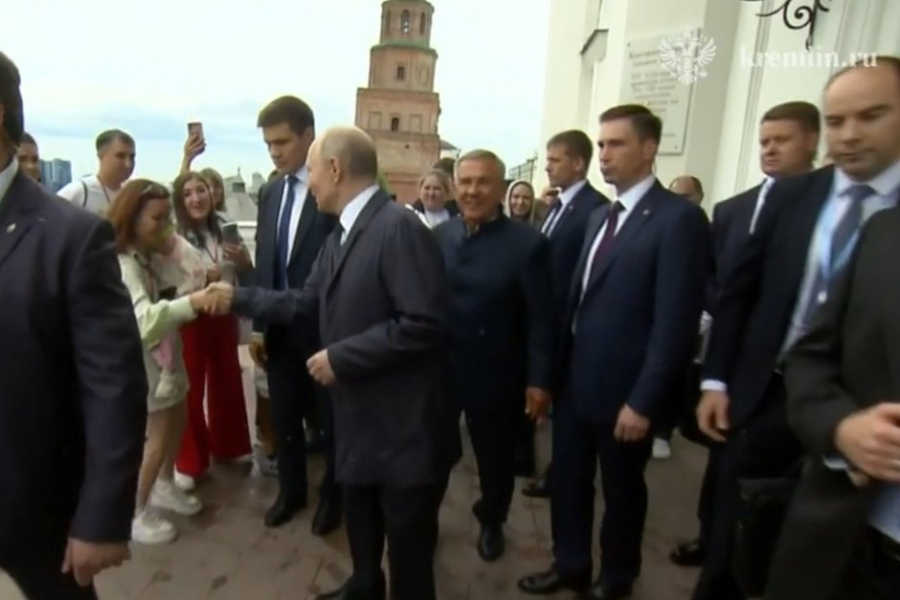 Путин посетил Казанский кремль перед встречами на саммите Россия &mdash; АСЕАН