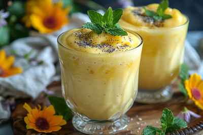 Постное суфле с манго: веганский десерт мечты