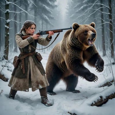 Сибирячка рассказала, как охотилась на медведя