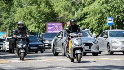 Борьба с нарушениями мопедистов в Алматы – более 800 единиц мототранспорта на штрафстоянке